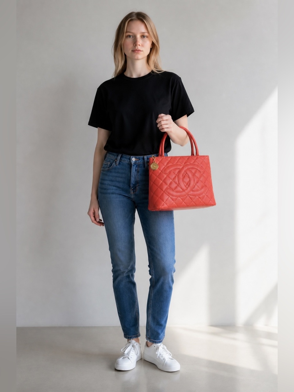 Chanel Caviar Medallion Bag